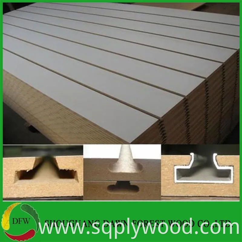 High Glossy Melamine Faced 15/18mm Slot MDF